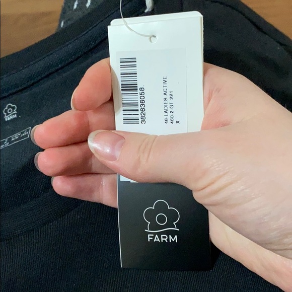 Adidas x Farm Rio black butterfly t-shirt - Picture 11 of 12